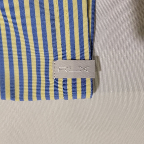 Ralph Lauren Men's RLX Polo Shirt Size XL TG Moisture Wicking Striped - Picture 8 of 12